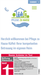 Mobile Screenshot of pflegezuhause.info